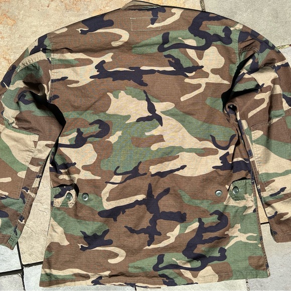 Y2K Ripstop Camo Cargo Utility Shirt Jacket - Picture 6 of 7